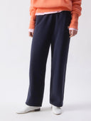 Donkerblauwe joggingsbroek plizzy