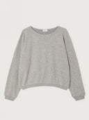 Grijs gemêleerde sweater Cluway