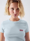 Lichtblauw t-shirt pymaz