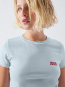 Lichtblauw t-shirt pymaz