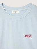 Lichtblauw t-shirt pymaz