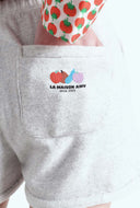 Lichtgrijze sweat short atubay