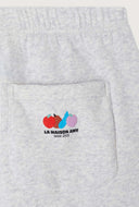 Lichtgrijze sweat short atubay