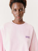 Lichtroze oversized sweater plizzy