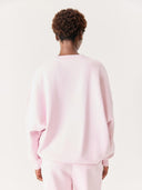 Lichtroze oversized sweater plizzy