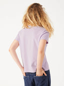 Lila t-shirt met logo ykobow