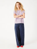 Lila t-shirt met logo ykobow