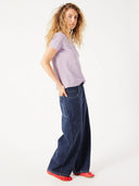 Lila t-shirt met logo ykobow