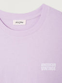 Lila t-shirt met logo ykobow