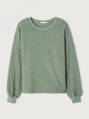 Groene badstof sweater bobypark