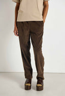 Bruine corduroy broek padow
