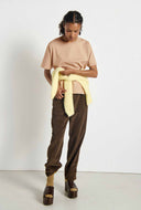 Bruine corduroy broek padow