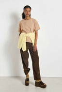 Bruine corduroy broek padow