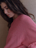 Roze oversized sweater cluway