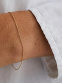 Zilveren armbandje anchor plain