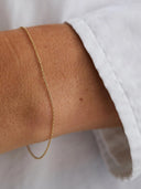 Gouden armbandje anchor plain