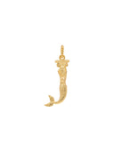 Gouden hangertje J initial muse necklace charm