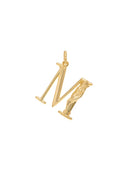 Gouden hangertje M initial muse necklace charm