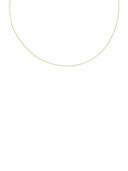 Gouden fijne ketting anchor plain