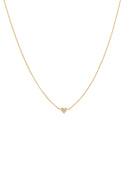 Gouden ketting met hartje te quiero