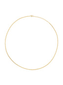 Gouden ketting radiant plain necklace