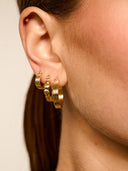 Gouden oorbellen small poetic ring