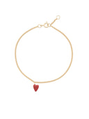 Gouden armbandje met hart heart beat bracelet