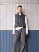 Grijs gilet isabeau