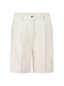 Beige linnenmix shorts moore