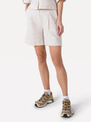Beige linnenmix shorts moore