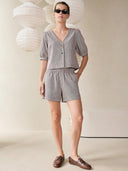 Gestreepte shorts romane
