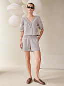 Gestreepte shorts romane