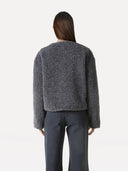 Antraciet teddy jas michelle jacket