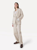 Beige pantalon vivia ramie pants