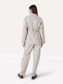 Beige pantalon vivia ramie pants