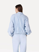 Blauwe jacket isine