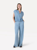 Blauwe broek emmy pants