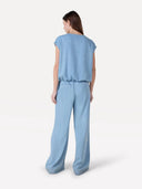 Blauwe broek emmy pants