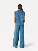 Wide-leg jeans met patroon nadine pants