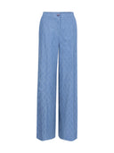 Wide-leg jeans met patroon nadine pants