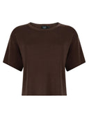 Bruine louise knitted pull s/s