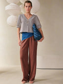 Bruine pantalon maddy