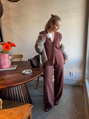 Bruine pantalon maddy