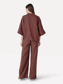 Bruine pantalon maddy