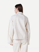 Creme denim jacket enora