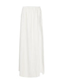 Creme gestreepte maxi rok liz