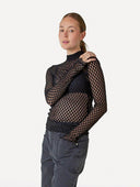 Zwarte longsleeve depew top l/s