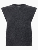 Donker grijze indra knitted pull