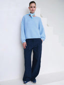 Donkerblauwe pantalon emmy pants