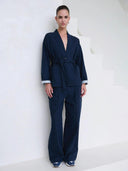 Donkerblauwe pantalon emmy pants